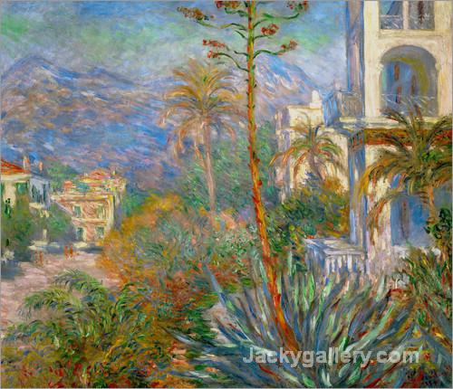 Village avec montagne et Agave by Claude Monet paintings reproduction